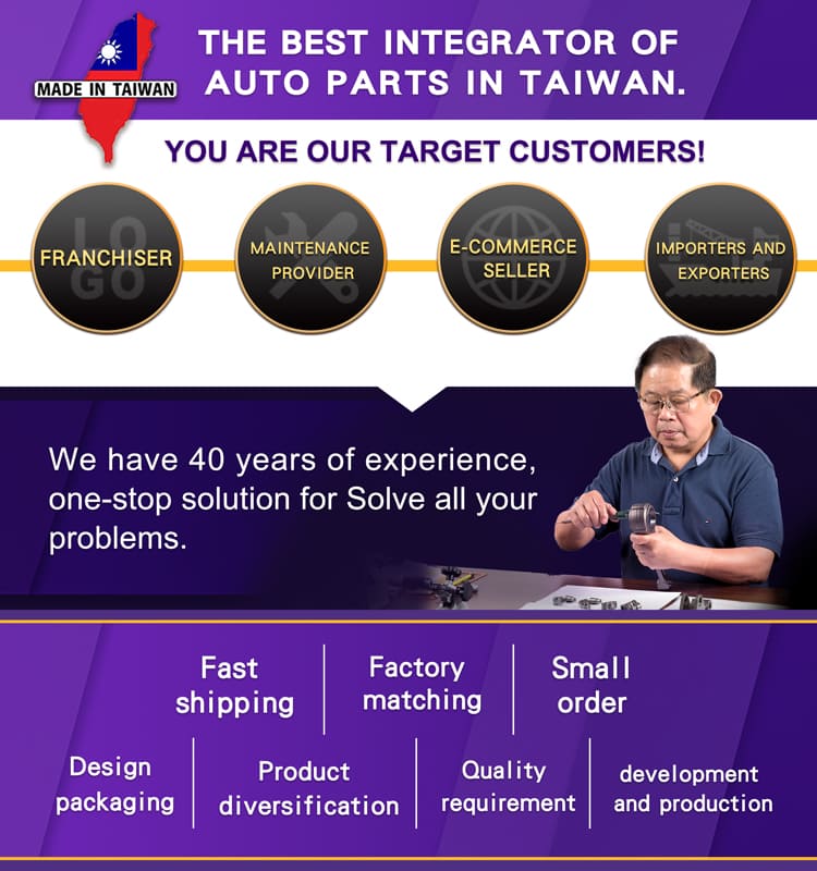 Auto parts made in taiwan